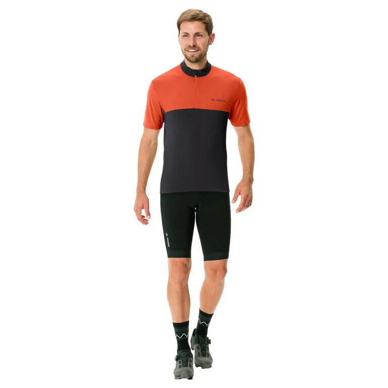 VAUDE Matera HZ Short Sleeve Jersey L Black / Red - Image 5