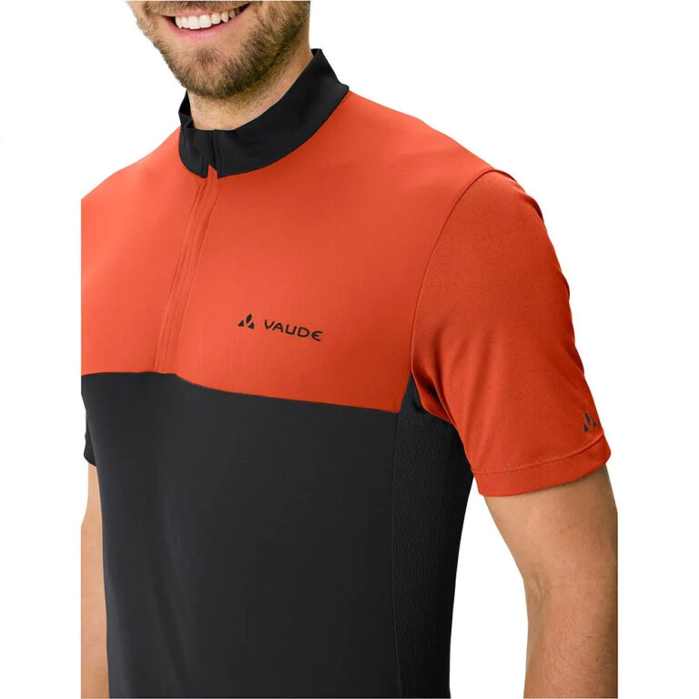 VAUDE Matera HZ Short Sleeve Jersey L Black / Red - Image 7