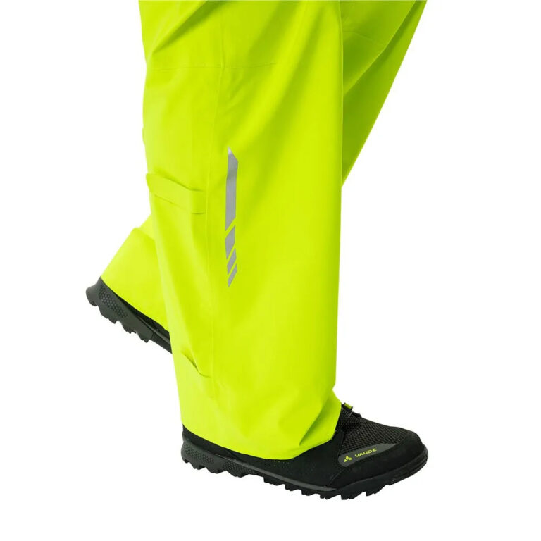 VAUDE Moab Rain Pants S Neon Yellow - 2XL Neon Yellow - Image 5