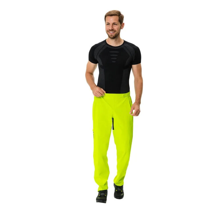 VAUDE Moab Rain Pants S Neon Yellow - 2XL Neon Yellow - Image 6