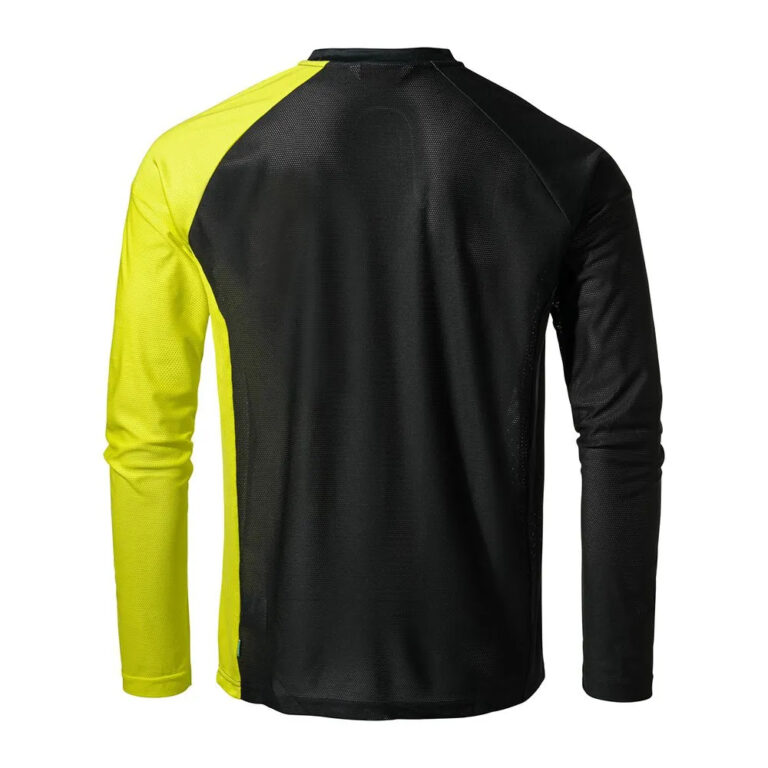 VAUDE Moab VI Long Sleeve T-shirt S Bright Green / Black - L Bright Green / Black - Image 4