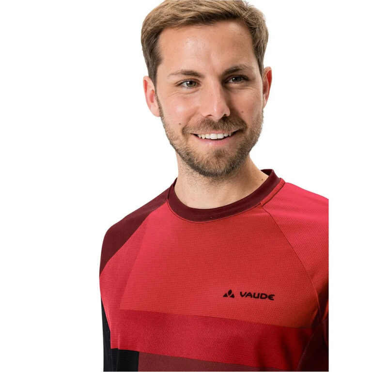 VAUDE Moab VI Long Sleeve T-shirt S Glowing Red - M Glowing Red - Image 5