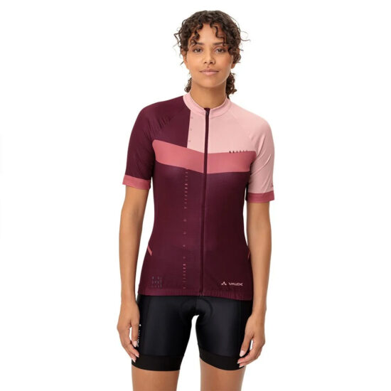 VAUDE Posta FZ II Short Sleeve Jersey 36 Cassis - 44 Cassis