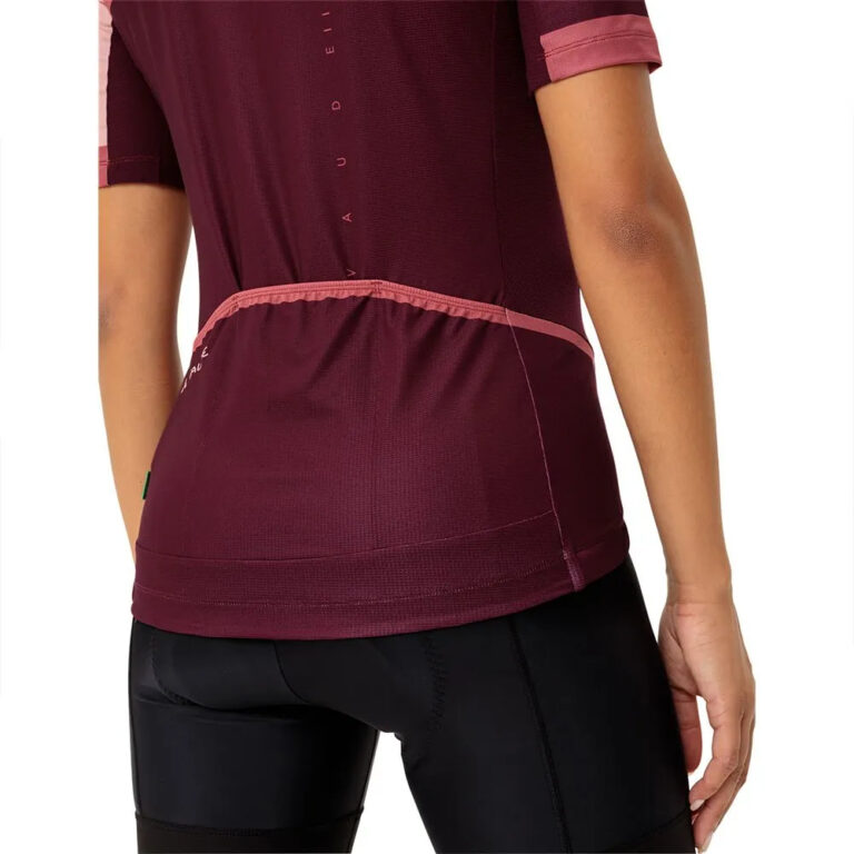 VAUDE Posta FZ II Short Sleeve Jersey 36 Cassis - 44 Cassis - Image 5