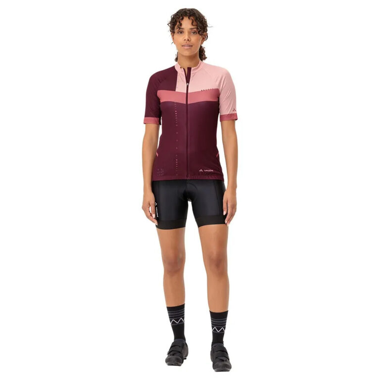 VAUDE Posta FZ II Short Sleeve Jersey 36 Cassis - 44 Cassis - Image 6