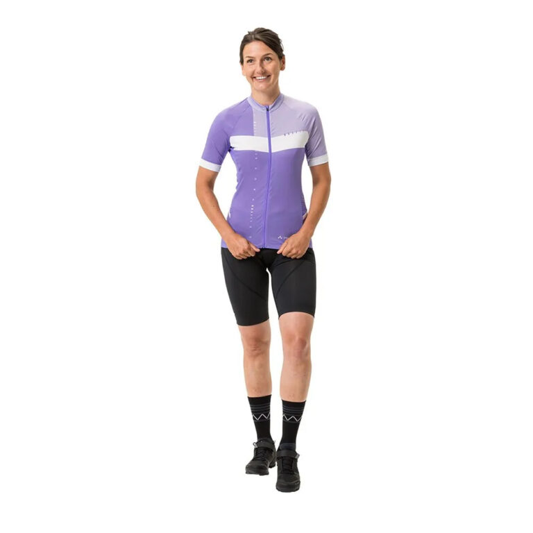 VAUDE Posta FZ Tricot Short Sleeve Jersey 36 Limonium - 44 Limonium - Image 6