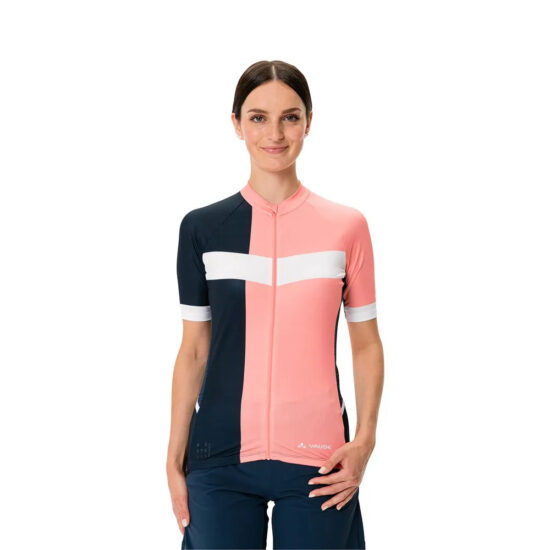 VAUDE Posta FZ Tricot Short Sleeve Jersey 36 Peach - 44 Peach