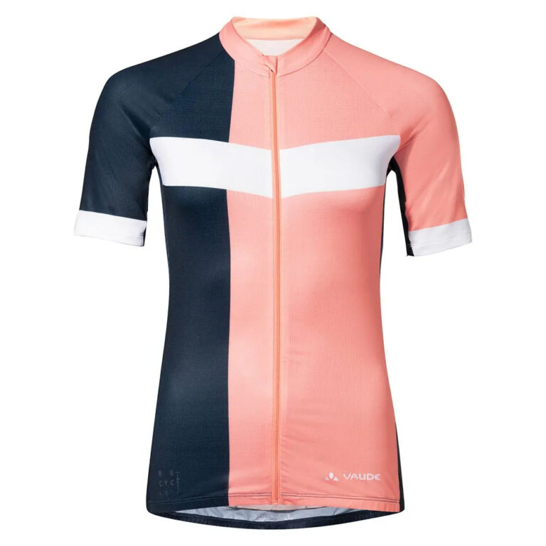 VAUDE Posta FZ Tricot Short Sleeve Jersey 36 Peach - 44 Peach - Image 3