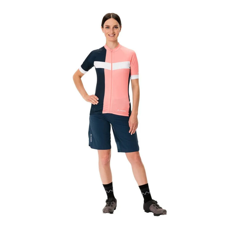 VAUDE Posta FZ Tricot Short Sleeve Jersey 36 Peach - 44 Peach - Image 5