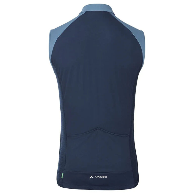 VAUDE Posta FZ Tricot Sleeveless Jersey S Blue Gray - Image 4