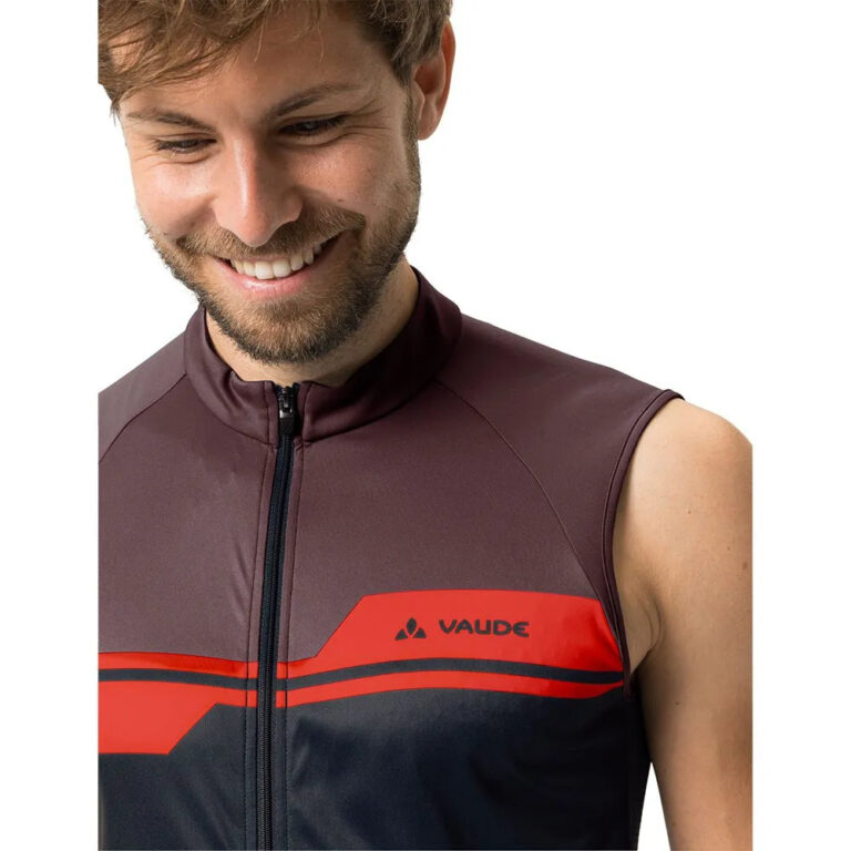 VAUDE Posta FZ Tricot Sleeveless Jersey S Dark Oak - 2XL Dark Oak - Image 5