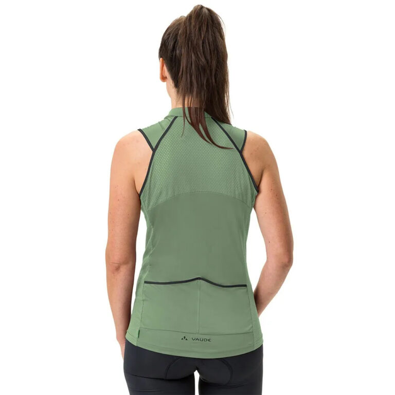 VAUDE Posta FZ Tricot Sleeveless Jersey 36 Willow Green - 40 Willow Green - Image 2