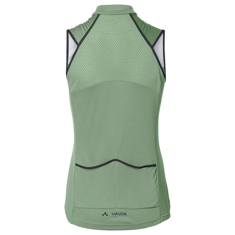 VAUDE Posta FZ Tricot Sleeveless Jersey 36 Willow Green - 40 Willow Green - Image 4