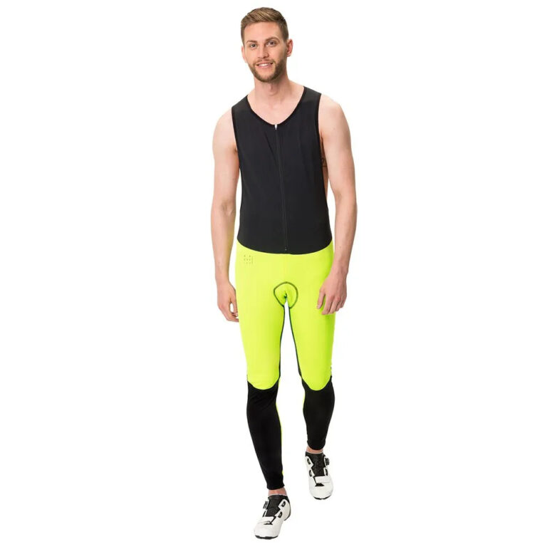 VAUDE Posta Warm Bib Tights S Neon Yellow - 2XL Neon Yellow