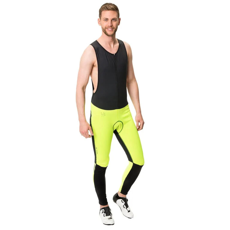 VAUDE Posta Warm Bib Tights S Neon Yellow - 2XL Neon Yellow - Image 2