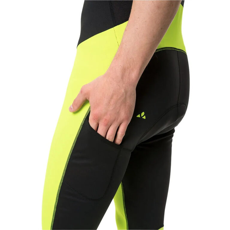 VAUDE Posta Warm Bib Tights S Neon Yellow - 2XL Neon Yellow - Image 4