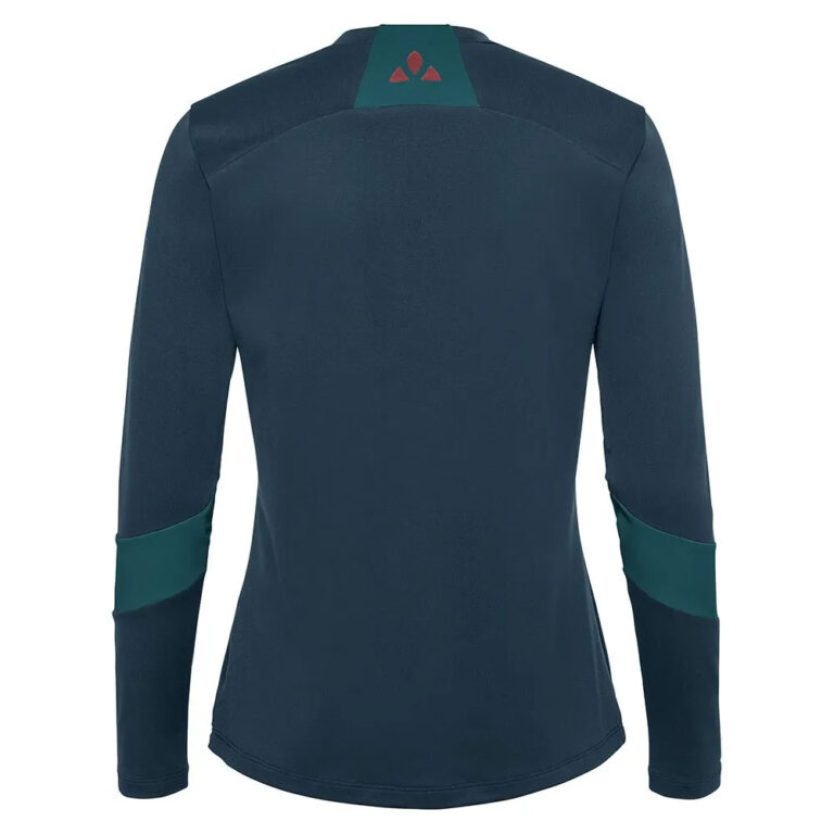 VAUDE Qimsa Logo Long Sleeve T-shirt 36 Dark Sea - 44 Dark Sea - Image 4