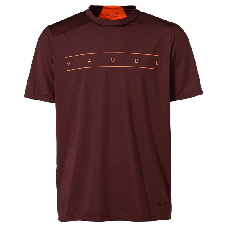 VAUDE Qimsa Logo Short Sleeve T-shirt S Dark Oak - 2XL Dark Oak - Image 3