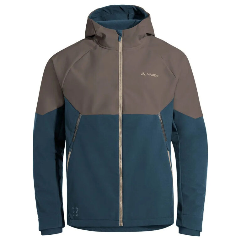 VAUDE Qimsa Softshell Soft Shell Jacket S Coconut / Dark Sea - 3XL Coconut / Dark Sea - Image 3