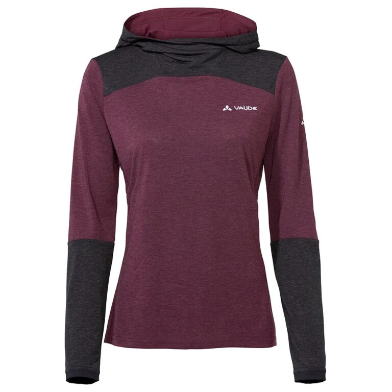 VAUDE Tremalzo Long Sleeve T-shirt 34 Cassis Uni - 44 Cassis Uni - Image 3