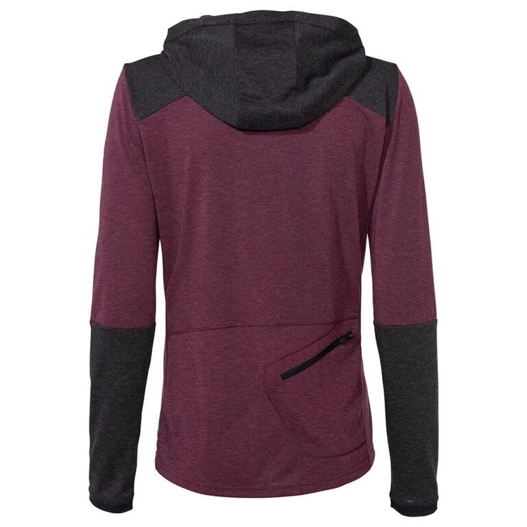 VAUDE Tremalzo Long Sleeve T-shirt 34 Cassis Uni - 44 Cassis Uni - Image 4