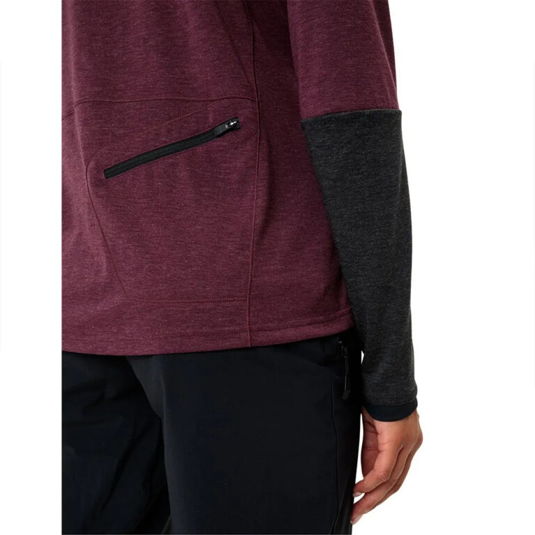 VAUDE Tremalzo Long Sleeve T-shirt 34 Cassis Uni - 44 Cassis Uni - Image 7