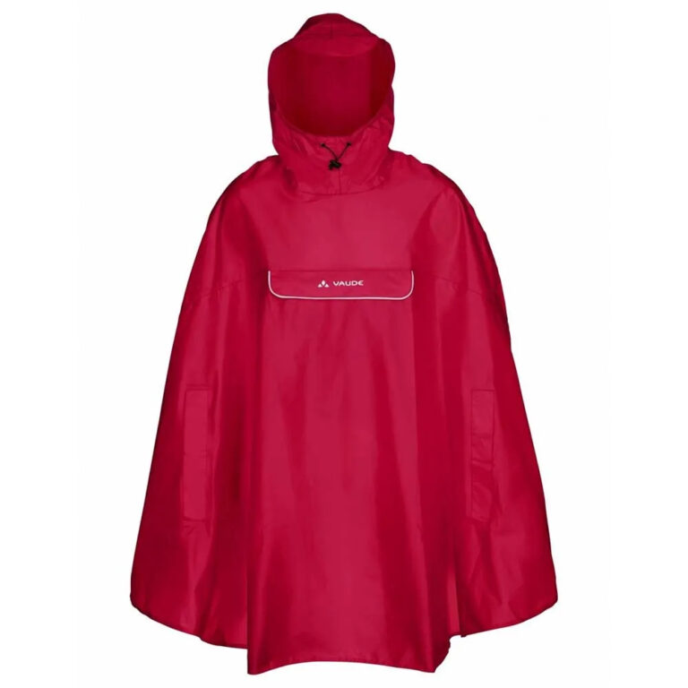 VAUDE Valdipino Waterproof Poncho S Indian Red - 2XL Indian Red