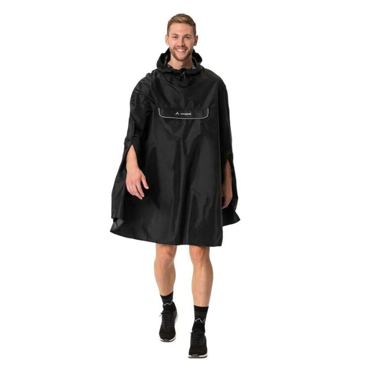 VAUDE Valdipino Waterproof Poncho S Black - L Black