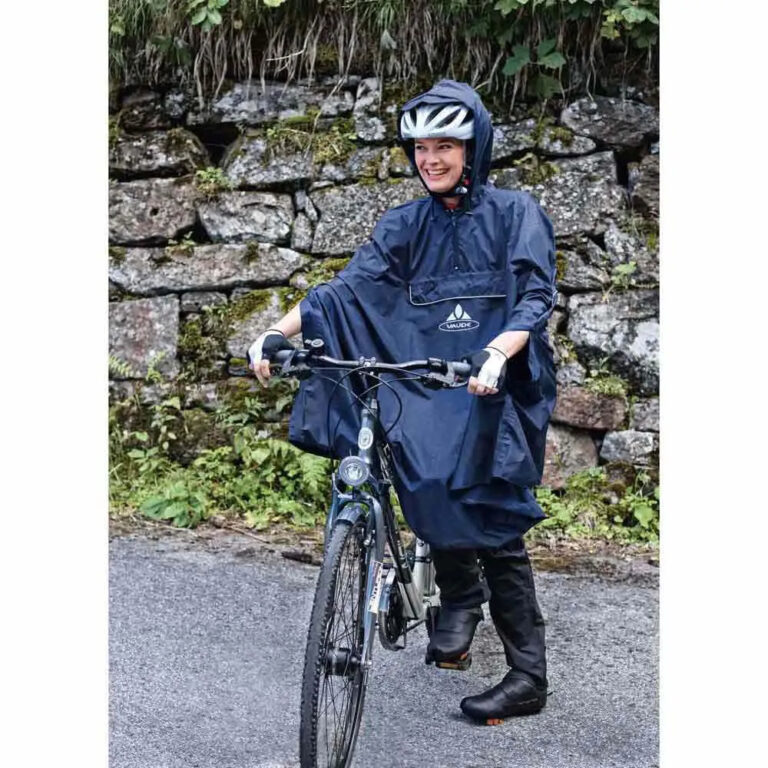 VAUDE Valdipino Waterproof Poncho S Black - L Black - Image 10