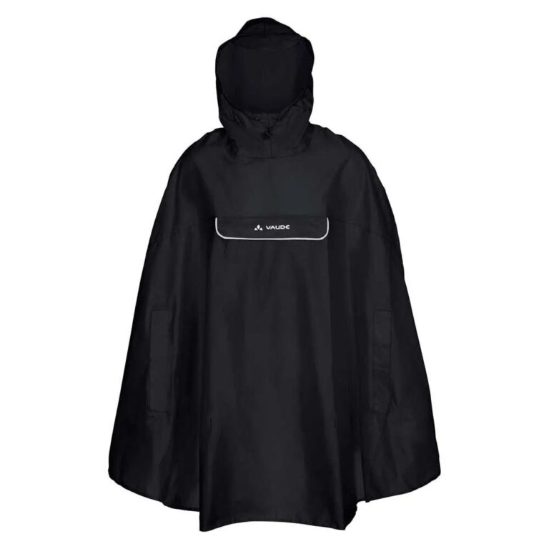 VAUDE Valdipino Waterproof Poncho S Black - L Black - Image 3