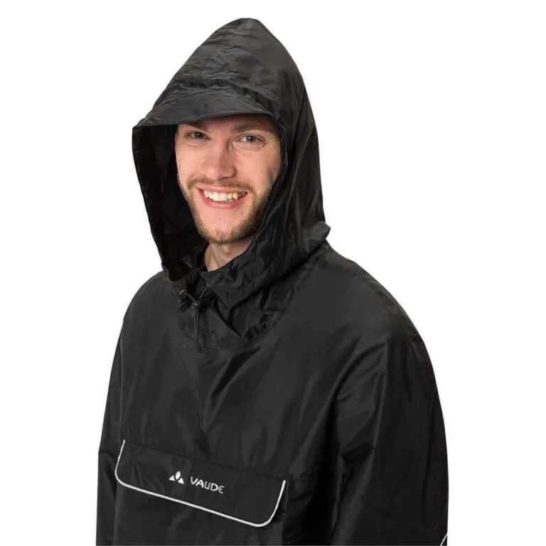 VAUDE Valdipino Waterproof Poncho S Black - L Black - Image 5