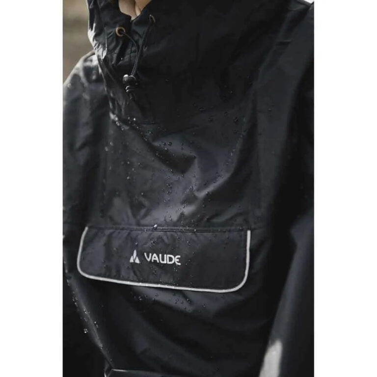 VAUDE Valdipino Waterproof Poncho S Black - L Black - Image 7