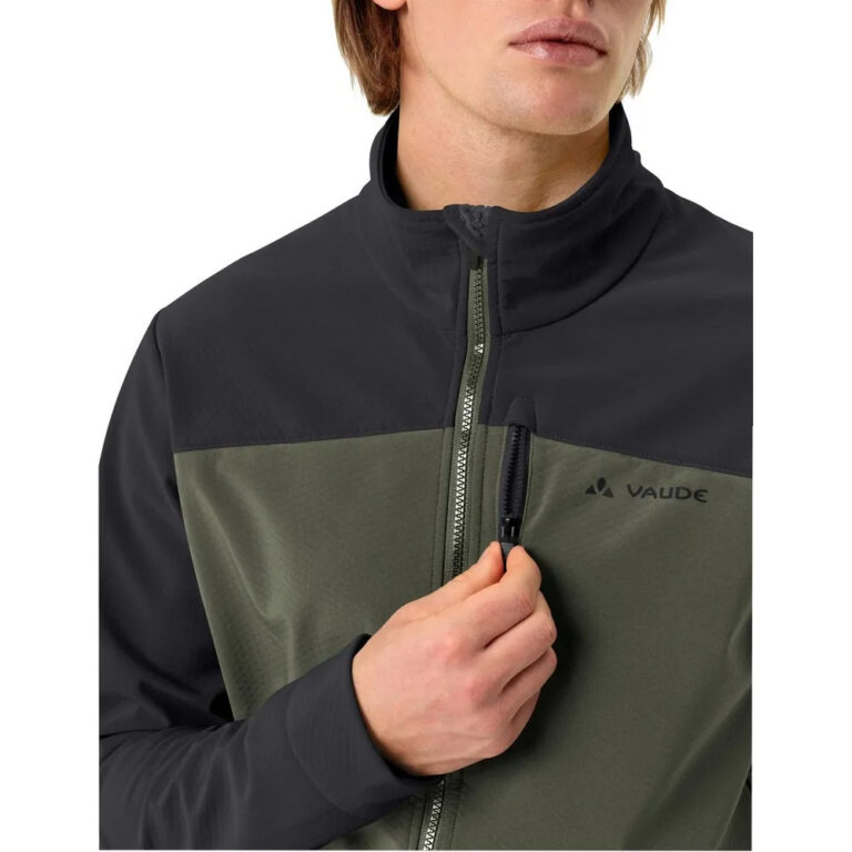 VAUDE Virt II Soft Shell Jacket S Black / Khaki - 2XL Black / Khaki - Image 5