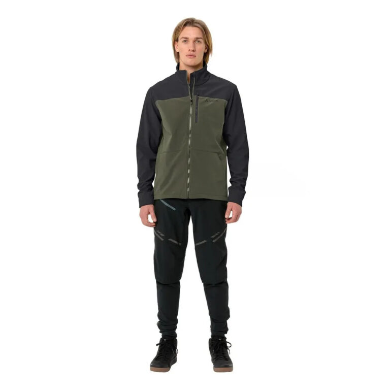 VAUDE Virt II Soft Shell Jacket S Black / Khaki - 2XL Black / Khaki - Image 7