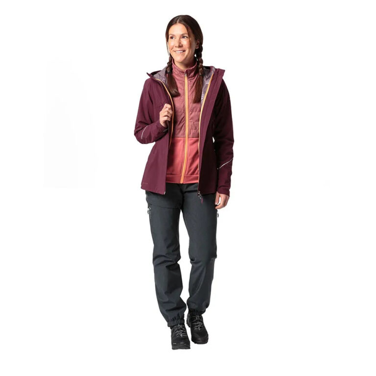 VAUDE Yaras 3In1 Jacket 36 Cassis / Brick - 48 Cassis / Brick - Image 5