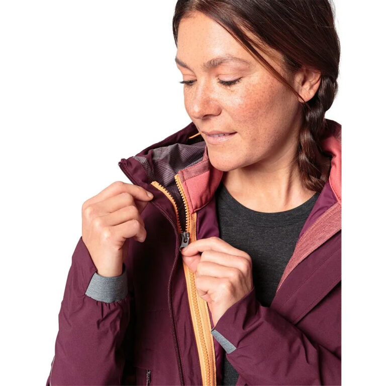 VAUDE Yaras 3In1 Jacket 36 Cassis / Brick - 48 Cassis / Brick - Image 6