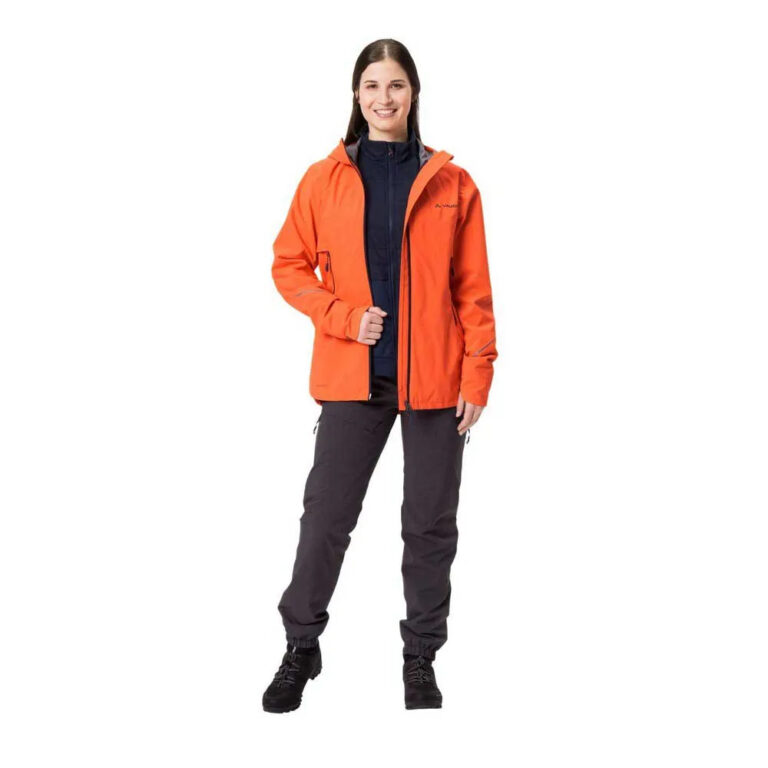 VAUDE Yaras 3In1 Jacket 36 Neon Orange / Blue - 48 Neon Orange / Blue - Image 9