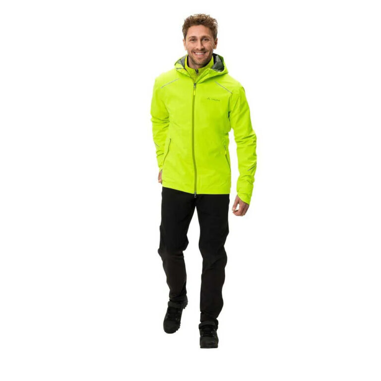 VAUDE Yaras 3In1 Jacket S Neon Yellow Uni - 4XL Neon Yellow Uni - Image 8