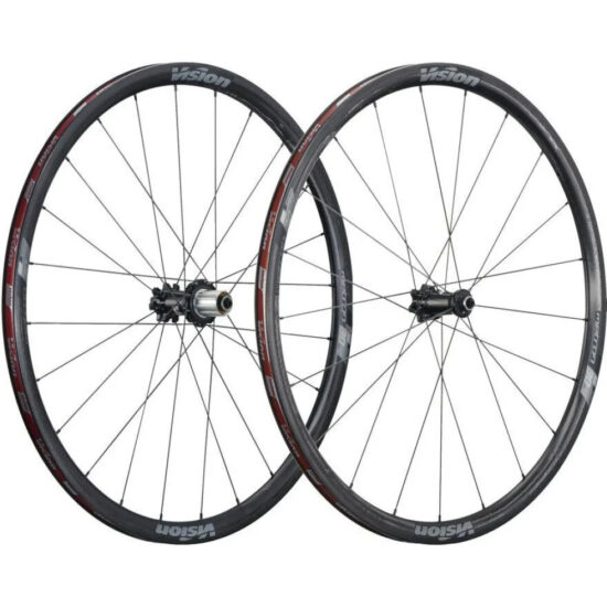 Vision Metron 30 Sl 6H Sh11 V19 Tubular Disc Road Wheel Set One Size Black