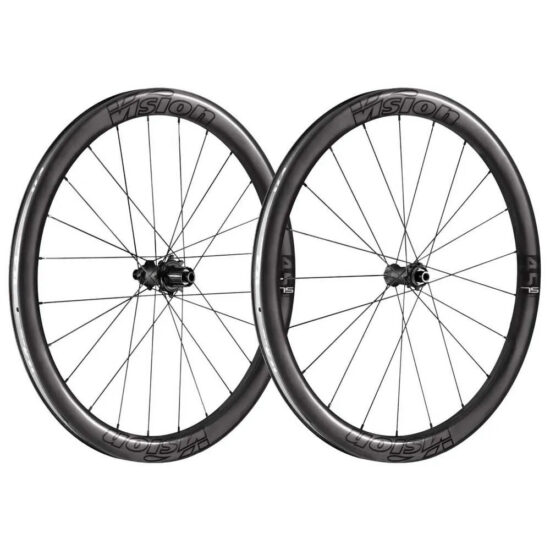 Vision Metron 45 SL DB Disc CL Tubeless Road Wheel Set 12/15 x 100 mm / 12 x 135/142 mm &amp;  Shimano/Sram HG Black - Sram XDR Black