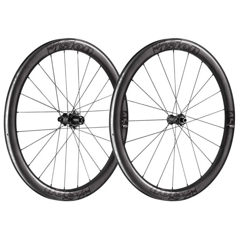 Vision Metron 45 SL DB Disc CL Tubeless Road Wheel Set 12/15 x 100 mm / 12 x 135/142 mm &amp;  Shimano/Sram HG Black - Sram XDR Black