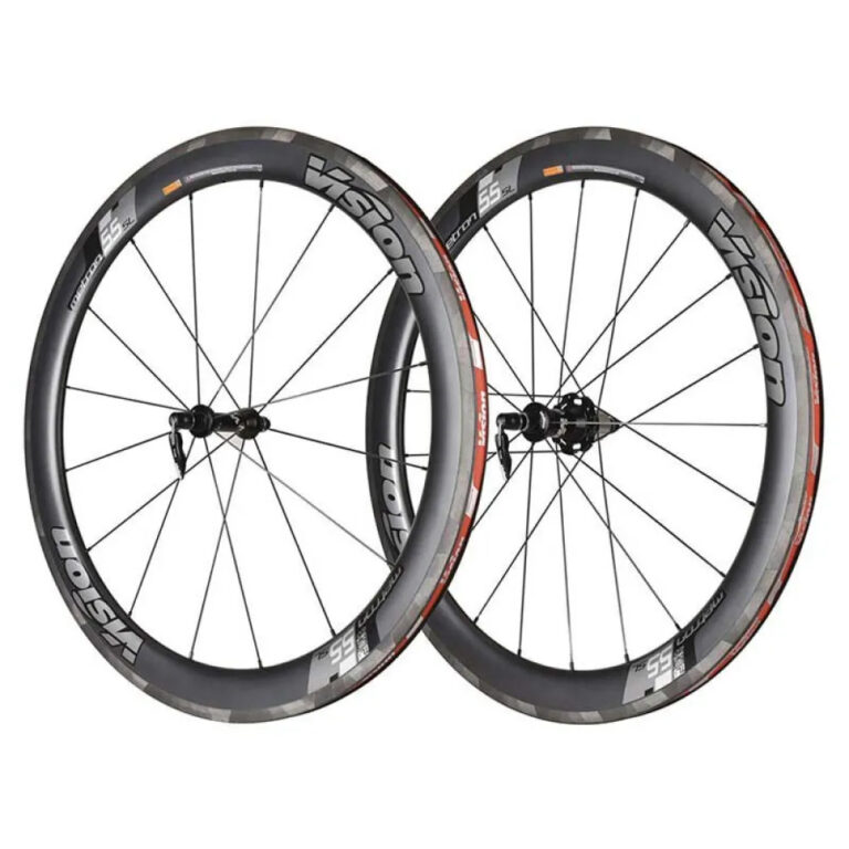 Vision Metron 55 CL Disc Road Wheel Set 13 x 100 / 12 x 142 mm &amp;  Shimano/Sram HG Black - Sram XDR Black