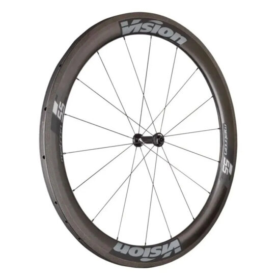 Vision Metron 55 SL Tubeless Road Wheel Set 9 x 100 / 9 x 130 mm &amp; Shimano/Sram HG Black