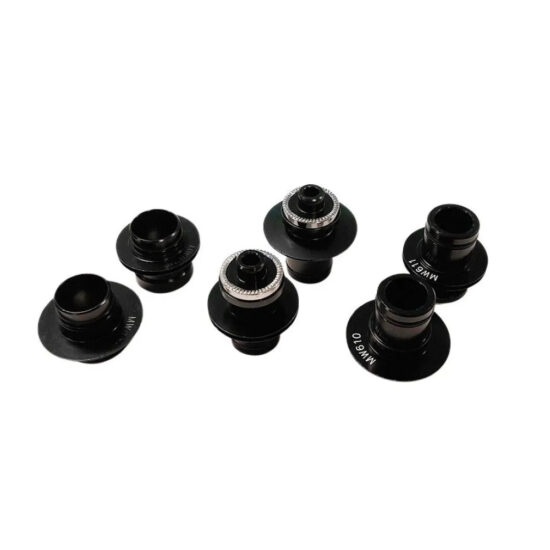 Vision Non-Pra DB 6B EL320 Front Hub End Caps Kit One Size Black