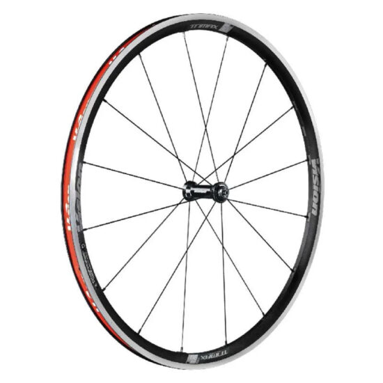 Vision Trimax 30 700C Tubeless Road Wheel Set 9 x 100 / 9 x 130 mm &amp; Shimano/Sram HG Silver