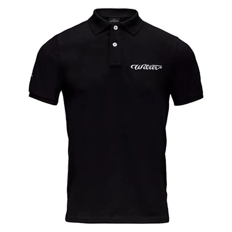 Wilier Classic Short Sleeve Polo S Black - 2XL Black