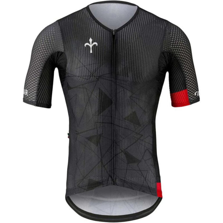 Wilier Lanzarote Short Sleeve Jersey S Black / Red - M Black / Red