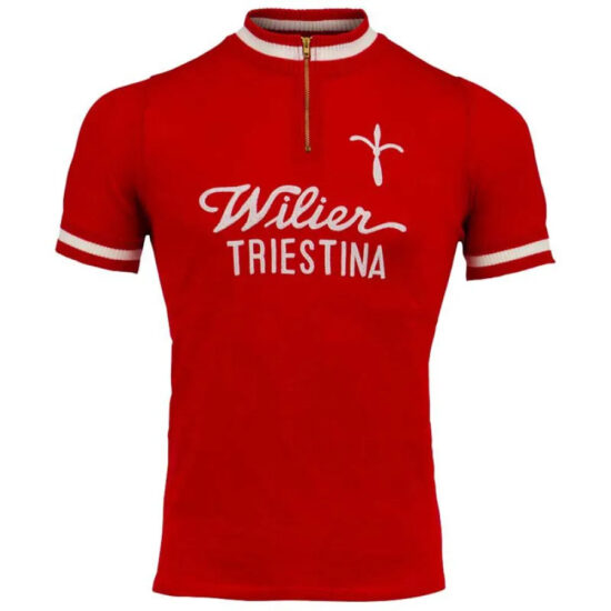 Wilier Vintage 1975 Short Sleeve Jersey S Red - XL Red