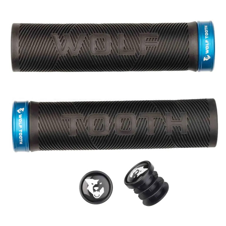 Wolf tooth Wolf Tooth Echo Lock On Grips 132 mm Black / Blue