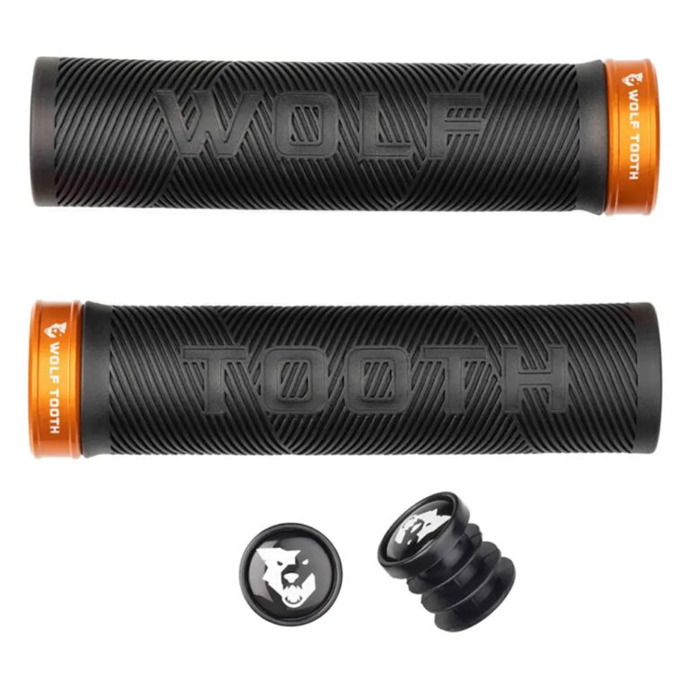 Wolf tooth Wolf Tooth Echo Lock On Grips 132 mm Black / Orange